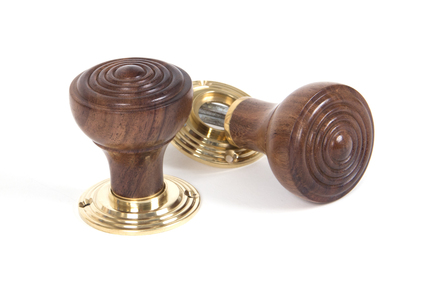 View 83562 - Rosewood Ringed Mortice/Rim Knob Set - FTA offered by HiF Kitchens