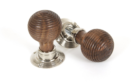 Added 83635 - Rosewood and PN Beehive Mortice/Rim Knob Set - FTA To Basket