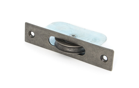 View 83641 - Antique Pewter Square Ended Sash Pulley 75kg - FTA offered by HiF Kitchens