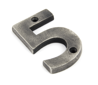 View Antique Pewter Numeral 5 offered by HiF Kitchens