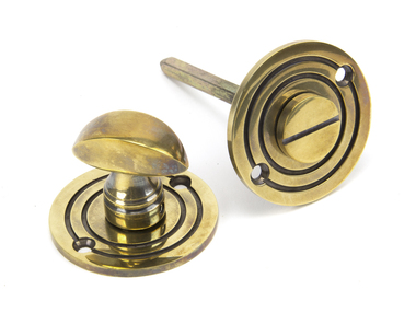 View 83804 - Aged Brass Round Bathroom Thumbturn FTA offered by HiF Kitchens