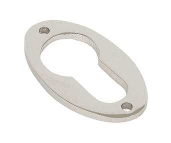 View 83813 - Polished Nickel Oval Euro Escutcheon - FTA offered by HiF Kitchens