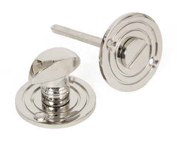 View 83824 - Polished Nickel Round Bathroom Thumbturn - FTA offered by HiF Kitchens