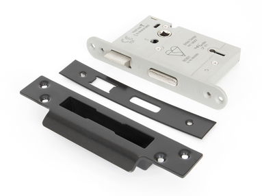 View 90053 - Black 3'' 5 Lever Heavy Duty BS Sash Lock - FTA offered by HiF Kitchens