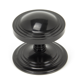 View 90070 - Black Art Deco Centre Door Knob - FTA offered by HiF Kitchens