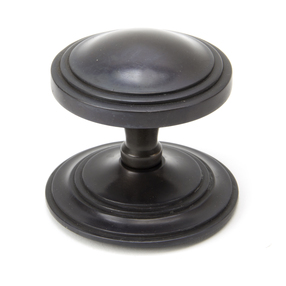 View 90072 - Aged Bronze Art Deco Centre Door Knob FTA offered by HiF Kitchens