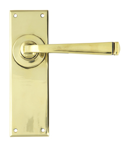 View 90362 - Aged Brass Avon Lever Latch Set FTA offered by HiF Kitchens
