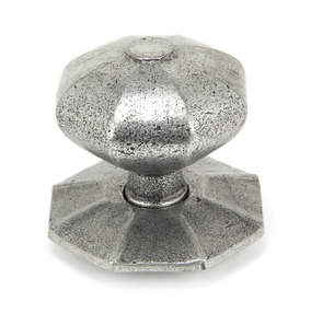 View 90383 - Pewter Octagonal Centre Door Knob - Internal - FTA offered by HiF Kitchens