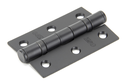 View 91041 - Black 3'' Ball Bearing Butt Hinge (pair) - FTA offered by HiF Kitchens