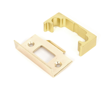 View 91076 - Electro Brassed ½'' Rebate Kit for Tubular Mortice Latch - FTA offered by HiF Kitchens