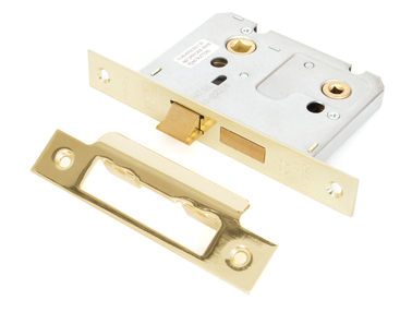 View 91084 - Electro Brassed 3'' Bathroom Mortice Lock - FTA offered by HiF Kitchens