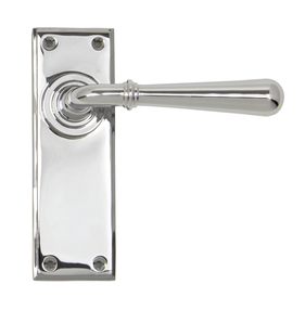 View 91422 - Polished Chrome Newbury Lever Latch Set - FTA offered by HiF Kitchens