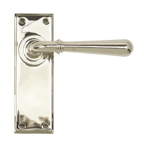 View 91429 - Polished Nickel Newbury Lever Latch Set - FTA offered by HiF Kitchens