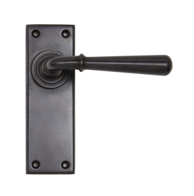 View 91436 - Aged Bronze Newbury Lever Latch Set - FTA offered by HiF Kitchens