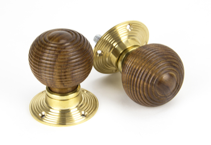 Added 91792 - Rosewood and PB Cottage Mortice/Rim Knob Set - Small - FTA To Basket
