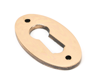 View 91927 - Polished Bronze Oval Escutcheon - FTA offered by HiF Kitchens