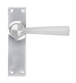 View 91970 - Satin Chrome Straight Lever Latch Set - FTA offered by HiF Kitchens