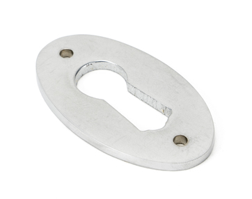 View 91985 - Satin Chrome Oval Escutcheon - FTA offered by HiF Kitchens