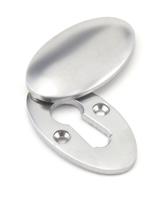 View 91993 - Satin Chrome Oval Escutcheon & Cover - FTA offered by HiF Kitchens