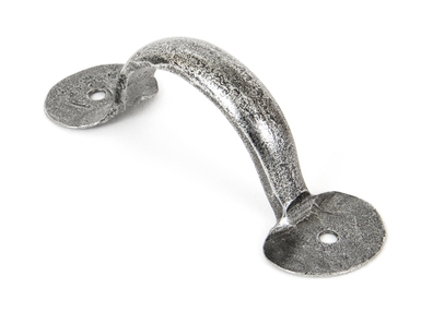 Added 33645 - From The Anvil Pewter 4'' Bean D Handle - FTA To Basket