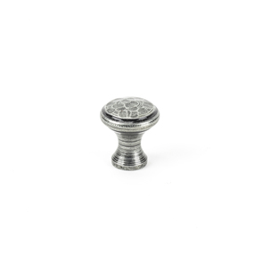 Added 33705 - From The Anvil Pewter Hammered Cabinet Knob - Small - FTA To Basket