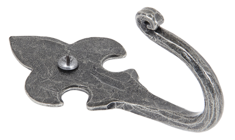 View 33722 - From The Anvil Pewter Fleur-De-Lys Coat Hook - FTA offered by HiF Kitchens