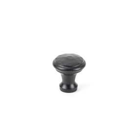 Added 33840 - From The Anvil Black Hammered Cabinet Knob - Small - FTA To Basket