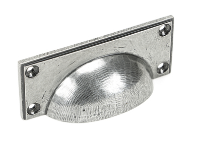 View 46137 - From The Anvil Pewter Art Deco Drawer Pull - FTA offered by HiF Kitchens