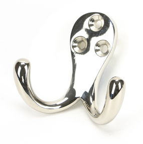 Added 46297 - From The Anvil Polished Nickel Celtic Double Robe Hook - FTA To Basket