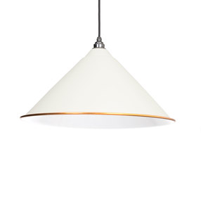 Added 49510M - From The Anvil The Hockley Pendant in Oatmeal - FTA To Basket