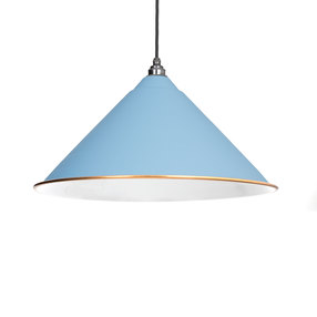 Added 49510PB - From The Anvil The Hockley Pendant in Pale Blue - FTA To Basket