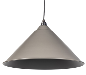 Added From The Anvil Warm Grey Full Colour Hockley Pendant 49520WG To Basket