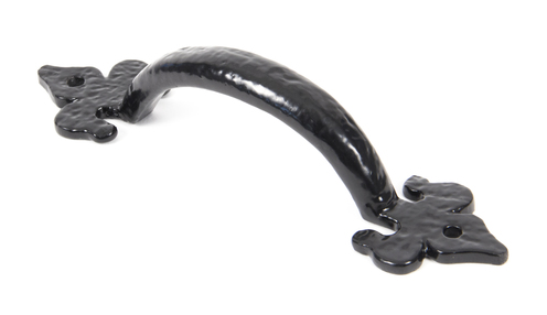 View 73141 - From The Anvil Black Cast 6'' Fleur De Lys Pull Handle - FTA offered by HiF Kitchens