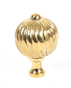 Added 83552 - From The Anvil Polished Brass Spiral Cabinet Knob - Large - FTA To Basket