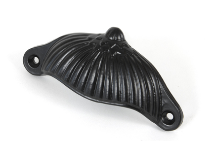 Added From The Anvil Black 4'' Flower Drawer Pull 83676 To Basket