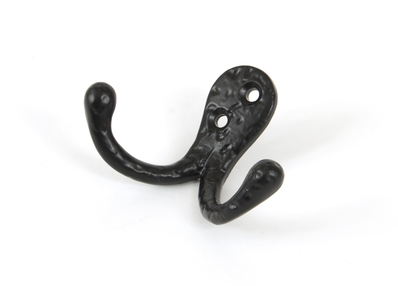 Added 83843 - From The Anvil Black Celtic Double Robe Hooks - FTA To Basket