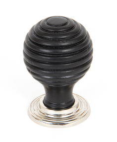 Added 83869 - From The Anvil Ebony and PN Beehive Cabinet Knob 35mm - FTA To Basket