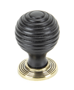 Added 83871 - From The Anvil Ebony and AB Beehive Cabinet Knob 35mm - FTA To Basket