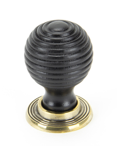 View 83872 - From The Anvil Ebony and AB Beehive Cabinet Knob 38mm - FTA offered by HiF Kitchens