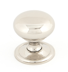 View 83878 - From The Anvil Polished Nickel Mushroom Cabinet Knob 38mm - FTA offered by HiF Kitchens