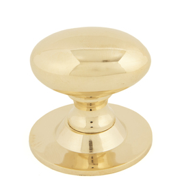 View 83879 - From The Anvil Polished Brass Oval Cabinet Knob 40mm - FTA offered by HiF Kitchens