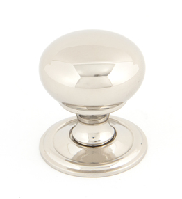 View From The Anvil Polished Nickel Mushroom Cabinet Knob 32mm 83884 offered by HiF Kitchens