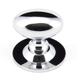 View 92033 - From The Anvil Polished Chrome Oval Cabinet Knob 40mm - FTA offered by HiF Kitchens
