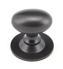 Added 92035 - From The Anvil Aged Bronze Oval Cabinet Knob 40mm - FTA To Basket
