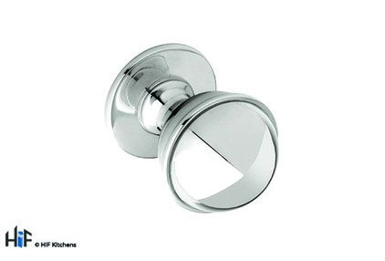 View K876.35.BN Chatsworth Knob Polished Nickel Central Hole Centre offered by HiF Kitchens
