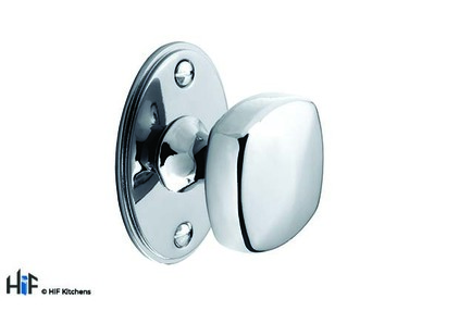 View K999.38.CH Yeadon Knob Polished Chrome 43mm Hole Centre offered by HiF Kitchens