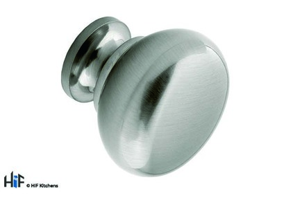 View TK2SS Portland Knob Plain 30mm Brushed Stainless Steel offered by HiF Kitchens