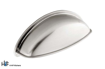 Added 1003/79SS Portland Cup Handle Brushed Stainless Steel Effect To Basket