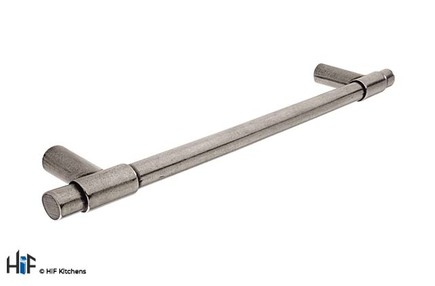 Added H1048.160.PE Leigh Bar Handle Polished Pewter 160mm Hole Centre To Basket