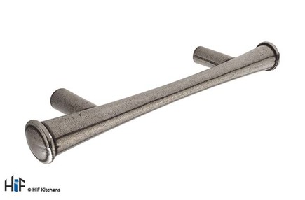 View H1063.96.PE Berwick Bar Handle Polished Pewter 96mm Hole Centre offered by HiF Kitchens